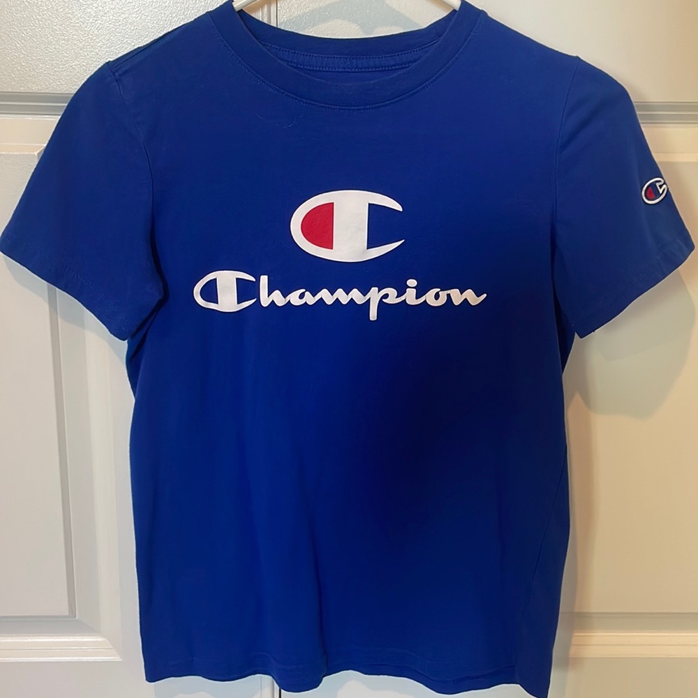 Champion blue tshirt